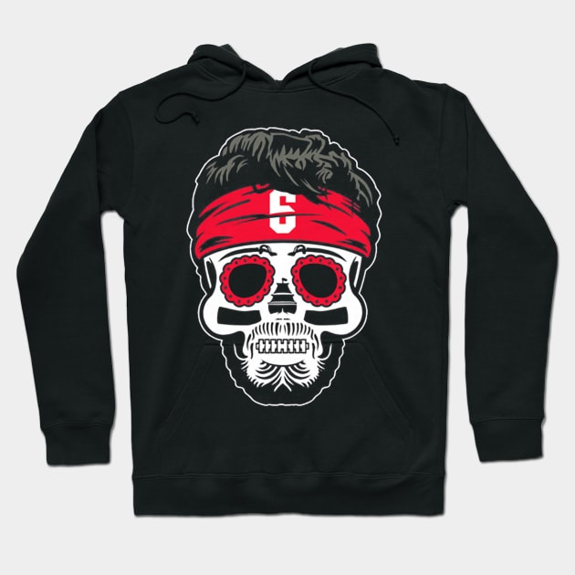 Baker Mayfield Tampa Bay Sugar Skull Hoodie by artbygonzalez